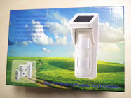 1.2V * 3 AAA 100UA PIR Outdoor Motion Detector, Intrusion Alarm System With Solar Power