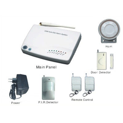 Wireless 120 Zones GSM Alarm System CCC with voice prompt