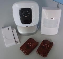 120 dB arm/disarm/emergency wireless outdoor alarm system with 20 detectors