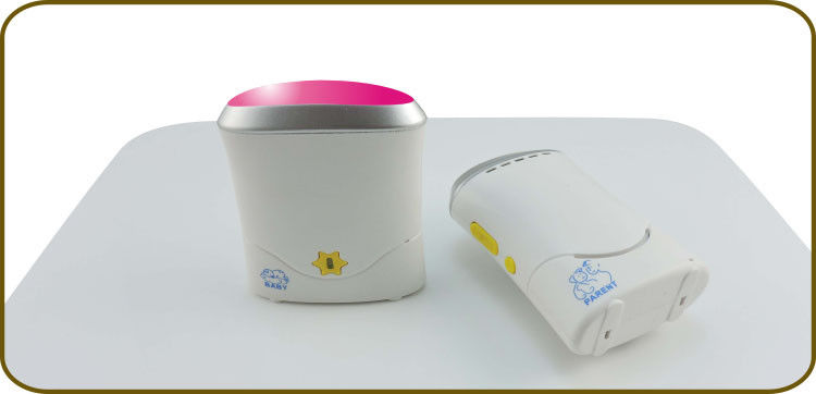 Digital Wireless Audio Baby Monitor With High Sensitive Intercom , Two Way Talk