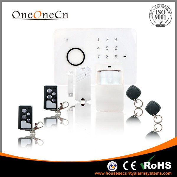 APP SMS RFID Audio GSM Security Alarm System With Motion Detector