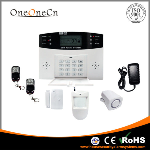 Remote Control Wireless GSM Security Alarm Systems For Home Anti - Pets