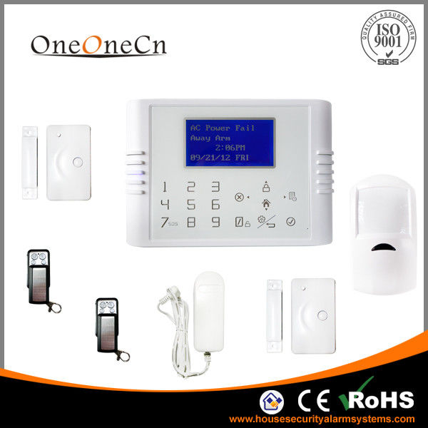30 Wireless Zones white GSM and PSTN Dual Module Security Alarm System