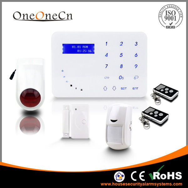 Intelligent Touch Keypad GSM Wireless Security Alarm System With Tamper Alarm APP