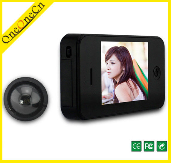 3.5 Inch TFT Screen Front Door Peephole Viewer Black View Angle 150°