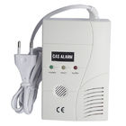 220V AC LED Home Gas Leak Detector Alarm With Auto Shut Off Solenoid Valve