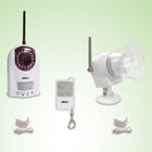 waterproof wireless outdoor spot alarm system with bright flash light