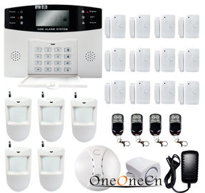 Wireless Home GSM Security Alarm System With Voice Prompt LCD