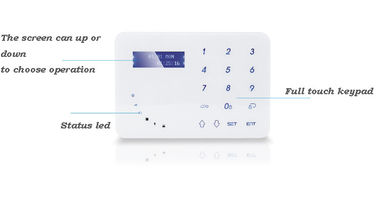 Intelligent Touch Keypad GSM Wireless Security Alarm System With Tamper Alarm APP