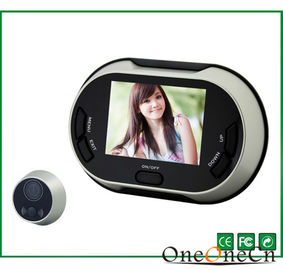 Infrared Digital Door Peephole Viewer With Indoor Monitor , Clevis