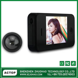 Black Door Peephole Viewer LED working and low power indicator light