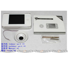 Black Door Peephole Viewer LED working and low power indicator light