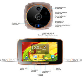 Touch Screen Digital Peephole Door Viewer Support SIM card and SMS 5 inch
