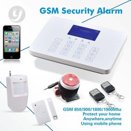 Android APP home security alarm system with LCD Touch Keypad