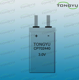 Prismatic 1500mAh 3V Lithium Manganese Dioxide Battery CP702440 For GPS GSM System