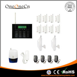 Commercial Indoor GSM Security Alarm System , IOS / Android House Intruder Alarm Systems