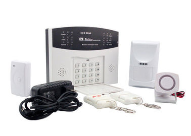 PSTN Wireless Burglar GSM Home Alarm System Intelligent With 8 Wired