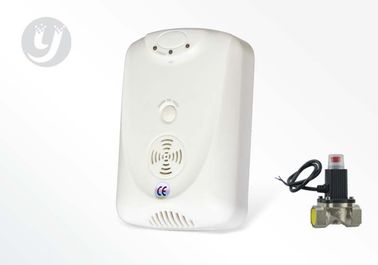 CO Gas Detector Alarm AC 240V 60Hz Semiconductor Gas Sensor With Shut Off Valve