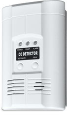 LED Indicator Home Fire Alarm Systems , Standalone Plug-In Carbon Monoxide Detector