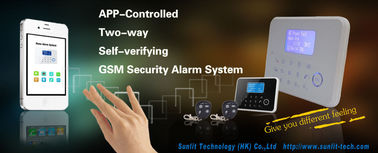 Home Intrusion Alarm System Operated GSM PSTN For Outdoor Protection