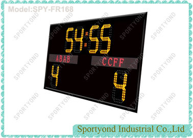 110V Power Supply Electronic Football Scoreboard , 240V Indoor Futsal Scoring Display