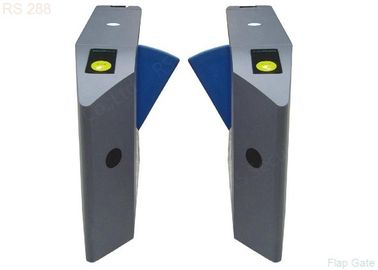 Metro Used Automatic Turnstiles Bi-deretion Stainless Steel Flap Gate For Access