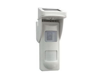 Outdoor Independent Voice  Alarm Motion Detectors With Solar Power
