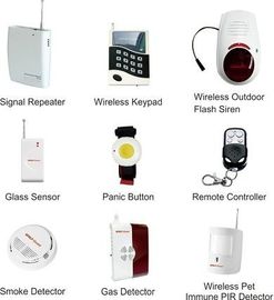 SMS, MMS Wireless Burglar Alarm System(YL-007M6BX) With Built-in PIR & Camera