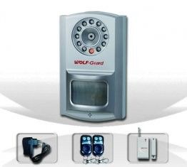 SMS, MMS Wireless Burglar Alarm System(YL-007M6BX) With Built-in PIR &amp; Camera