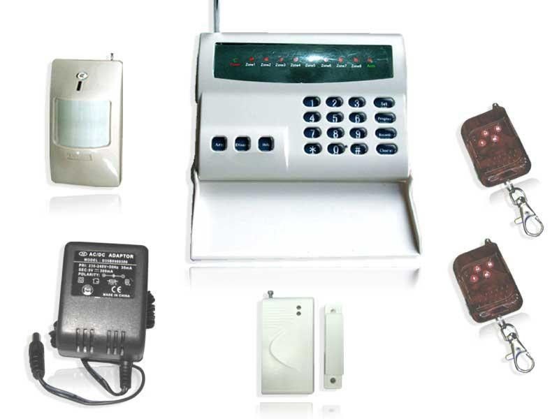 GSM &amp; PSTN Home security Burglar Alarms, High speed CPU, AC220V