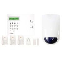 Lcd intelligent wireless alarm system  DC12V / 1A, shops / villas / financial offices