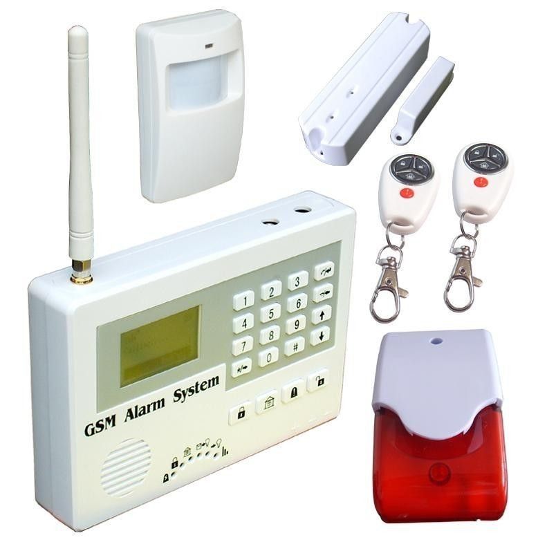 GSM Home Alarm System With Two-way Voice Communication, SOS Zone