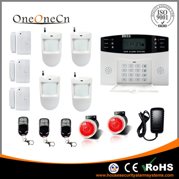 PSTN  LCD Display Wireless Security Alarm Sytem with dial-up for home