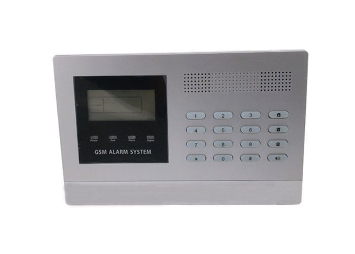 8 wired zones + 99 wireless zones GSM Home Alarm Control Panel with LCD Display