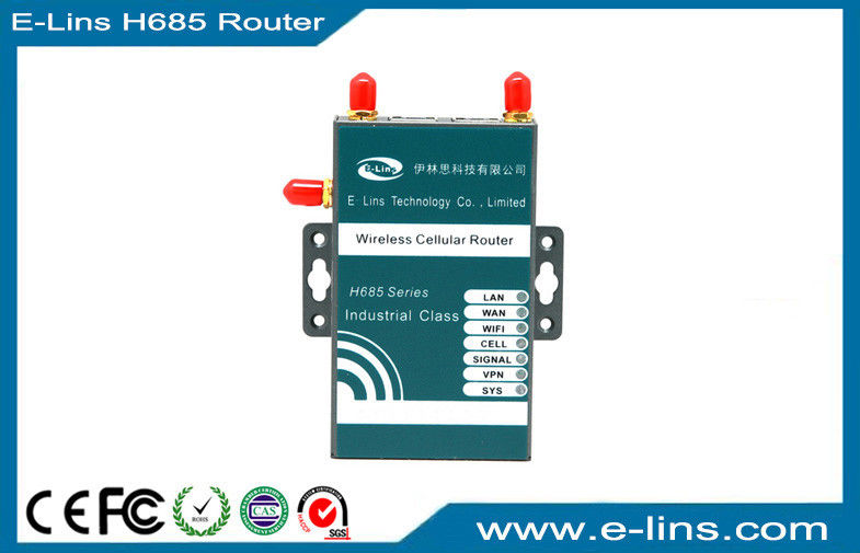 H685 4G GSM CDMA2000 IEEE 802.11n Industrial Cellular Router With SMS Reboot / Monitor