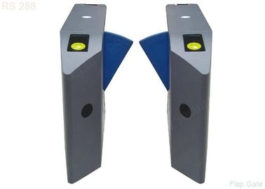Metro Used Automatic Turnstiles Bi-deretion Stainless Steel Flap Gate For Access